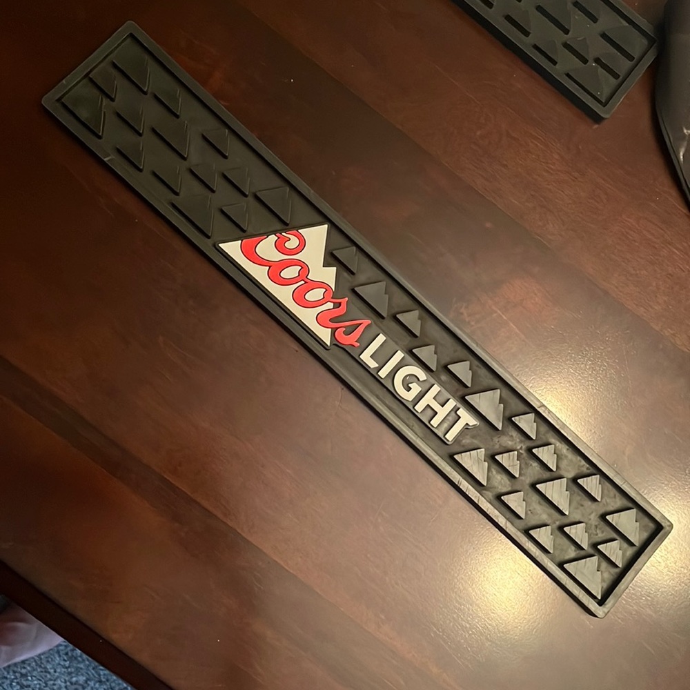 Coors Light Beer bar mat